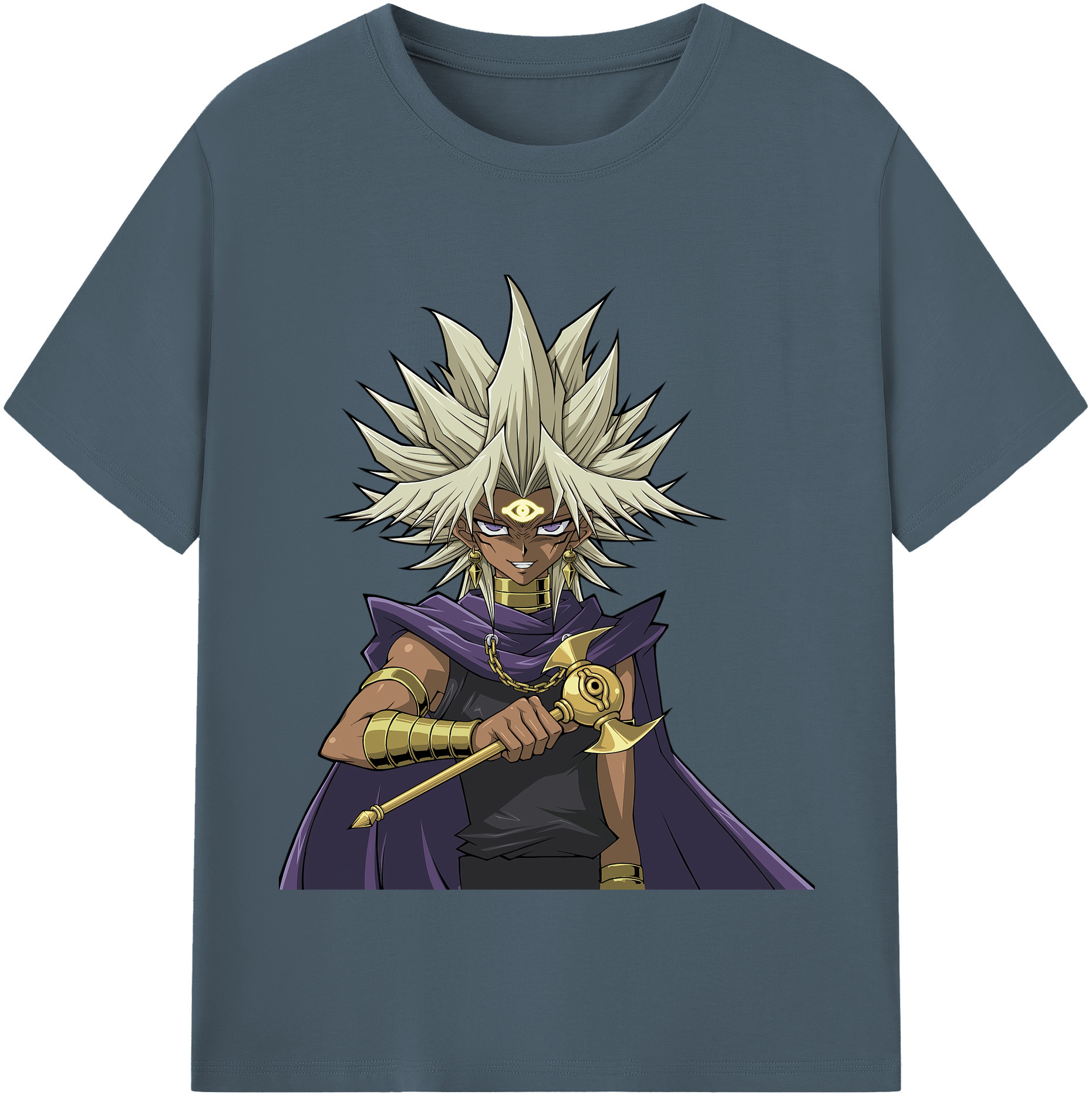（画像用） 遊☆戯☆王 Yu-Gi-Oh! 綿100％半袖Tシャツ（フロントプリント）